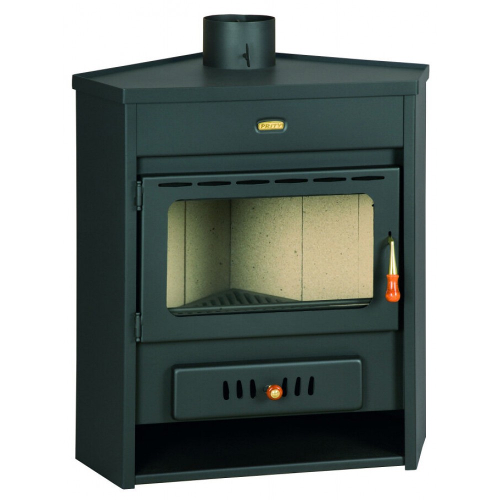 Wood Burning Stove With Back Boiler Prity AM W12, 13.3kW | Multi Fuel Stoves With Back Boiler | Stoves |