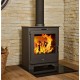 Wood burning stove Victoria 05 Nero Lux 11kW, Log | Wood Burning Stoves | Stoves |