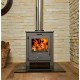 Wood burning stove Victoria 05 Nero Lux 11kW, Log | Wood Burning Stoves | Stoves |