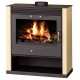 Multi Fuel Boiler Stove Victoria 05 Rubin BO, ivory,13kW | Multi Fuel Stoves With Back Boiler | Stoves |