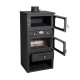 Wood burning stove with oven Zvezda MF 10, 7.6kW, Log | Wood Burning Stoves | Stoves |