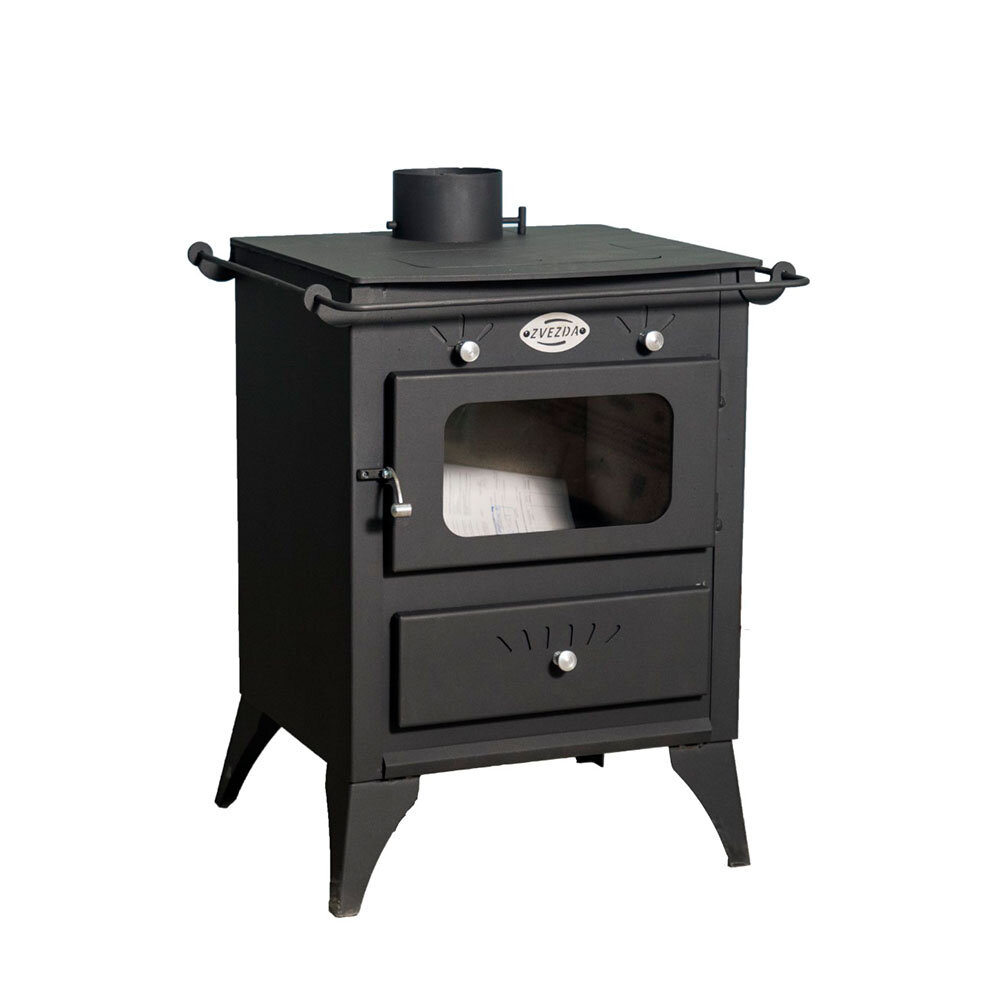 Wood burning stove Zvezda Retro G 6kW, Log | Wood Burning Stoves | Stoves |