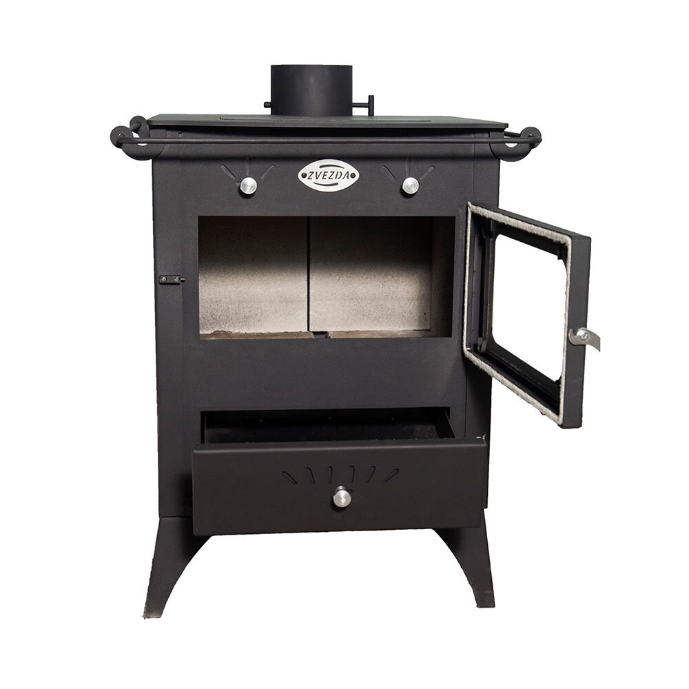 Wood burning stove Zvezda Retro G 6kW, Log | Wood Burning Stoves | Stoves |