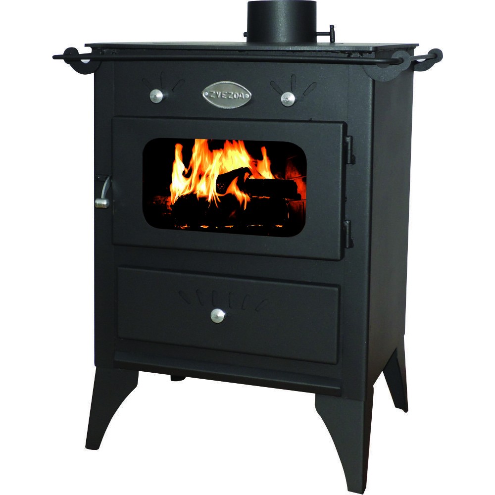 Wood burning stove Zvezda Retro G 6kW, Log | Wood Burning Stoves | Stoves |