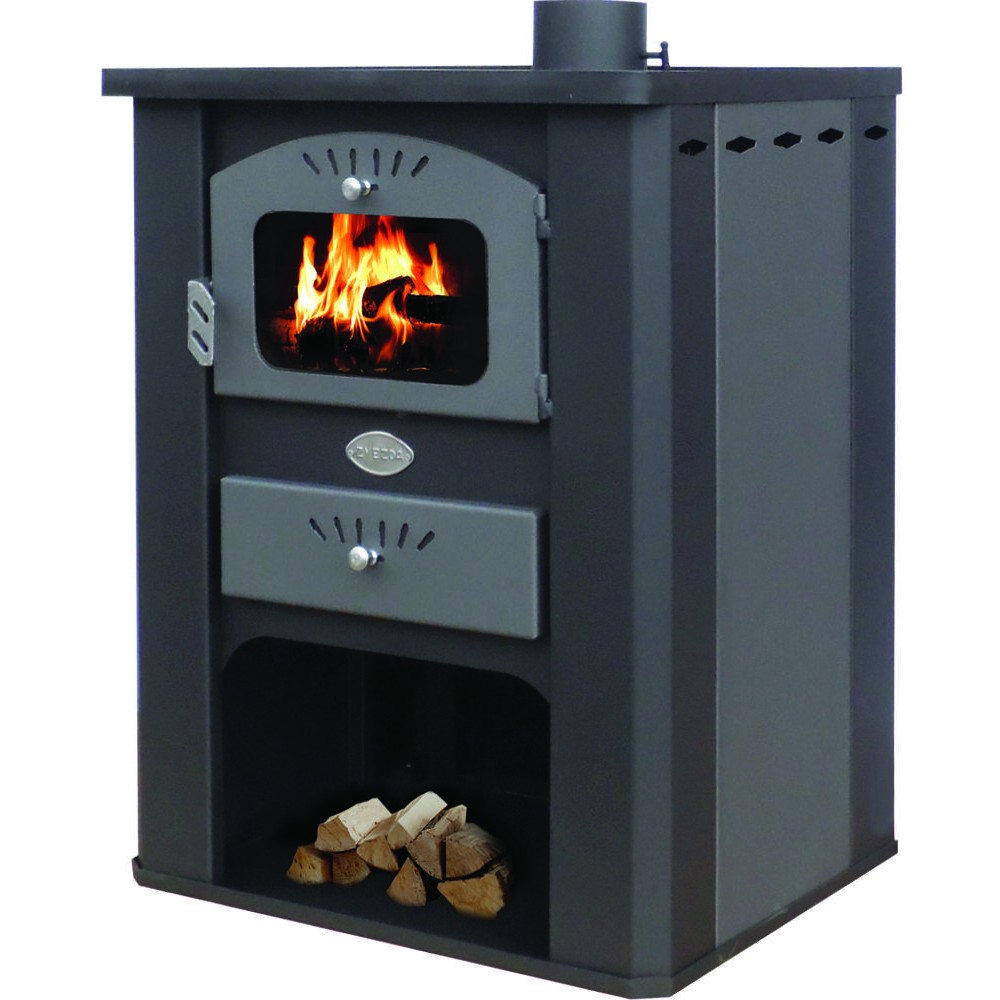 Multi Fuel Stove With Back Boiler Zvezda Maxi Lux VR 16, 26kW | Multi Fuel Stoves With Back Boiler | Stoves |