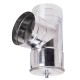 Chimney kit for pellet stove, Stainless steel AISI 304, 80-150mm