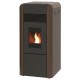 Pellet stove with back boiler Alfa Plam Dino 27 Brown, 27kW | Pellet Stoves With Back Boiler | Pellet Stoves |