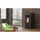 Pellet stove with back boiler Alfa Plam Dino 27 Black, 27kW | Pellet Stoves With Back Boiler | Pellet Stoves |