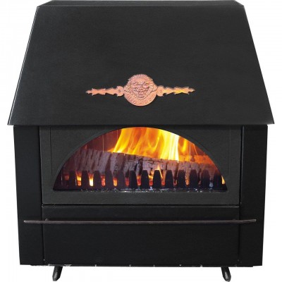 Wood Burning Stove With Back Boiler Alfa Plam Rustikal E with cast iron door, 14kW - Product Comparison