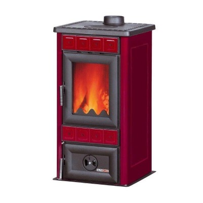 Wood burning stove Alfa Plam Lara 8kW Red, Log - Product Comparison