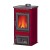 Wood burning stove Alfa Plam Lara 8kW Red, Log
