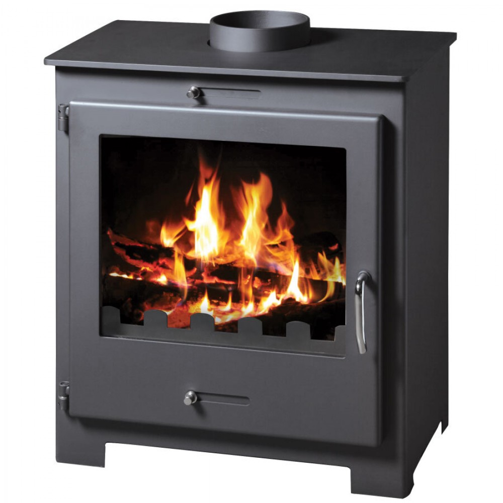 Multi Fuel Boiler Stove Victoria 05 Nero Lux BO 11kW | Multi Fuel Stoves With Back Boiler | Stoves |