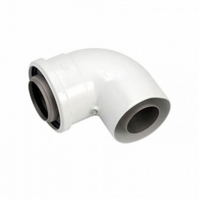 Coaxial 90° flue elbow for gas boiler Viessmann Ø60/100mm - Chimney
