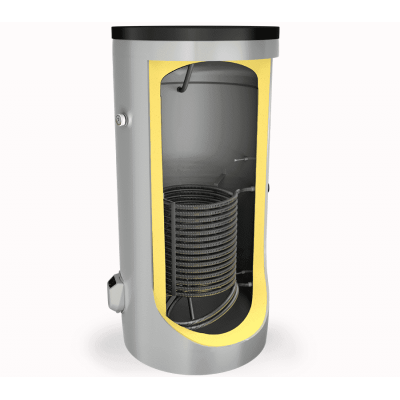 Hot Water Cylinder Eldom Stainless Free standing 750L, One heat exchanger - Eldom