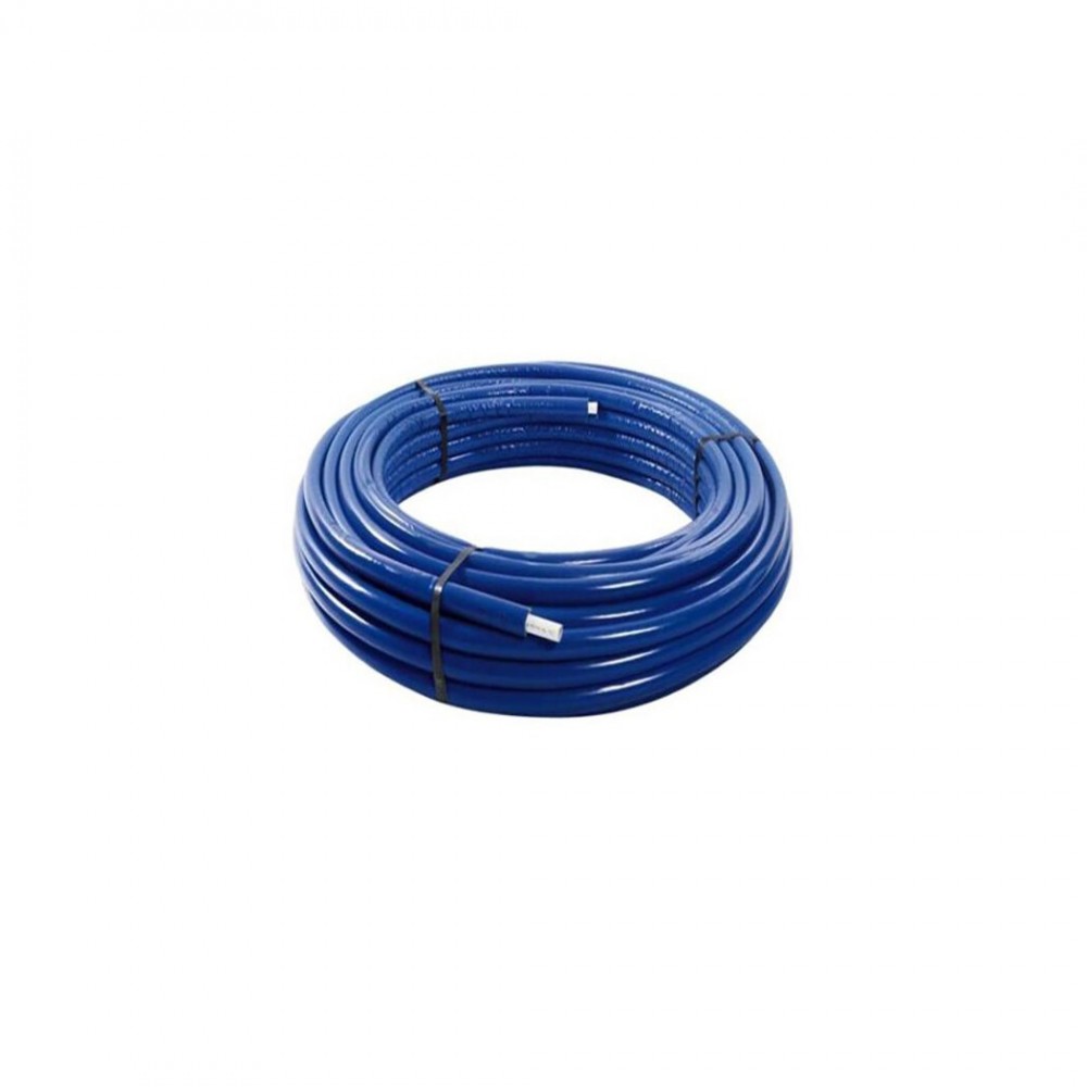 Multilayered Pex/Al/Pex pipe with blue insulation | Installation | Radiators |