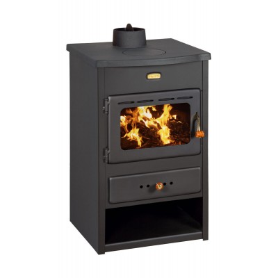Wood burning stove PRITY K1 CP with cast iron top, 9.5 kW - Stoves