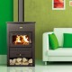 Wood burning stove PRITY K1 CP with cast iron top, 9.5 kW | Wood Burning Stoves | Stoves |
