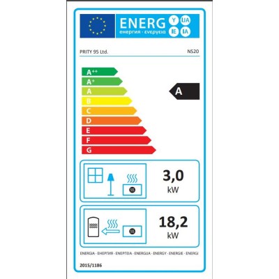 Wood burning boiler Prity NS20, 21.2kW - Wood Stove Furnaces
