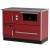 Wood cooker stove with back boiler Alfa Plam Alfa Term 35 Red Right, 32kW