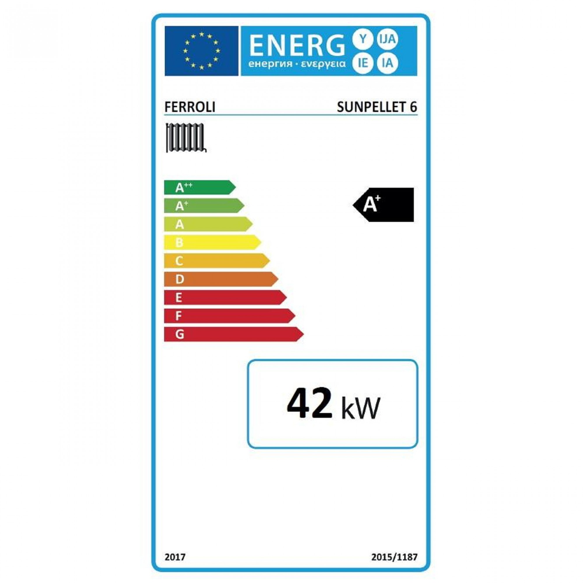Pellet set Ferroli SUN PELLET 6, 42 KW – Best Price & Free Delivery ...