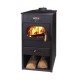 Wood burning stove Metalik Hit Cast iron with cast iron top, 8.6 kW | Wood Burning Stoves | Stoves |