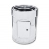 Twin wall inspection element, Stainless steel AISI 304, Straight, Insulated Ф300-350