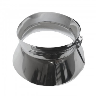 Flue Collar / Flange Pitch 8° up to 30° for Flue Pipe Top Plate, Stainless steel AISI 304, Diameter 130-350mm - Product Comparison