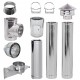 Flue kit Stainless steel Insulated Ф130 (inner diameter), 3.7m-11.7m | Flue Kits | Chimney |