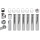 Flue kit Stainless steel Insulated Ф250 (inner diameter), 7.7m | Flue Kits | Chimney |