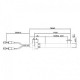 Heating element for pellet stoves total length 185 mm, 350W | Igniters / Resistors | Pellet Stove Parts |