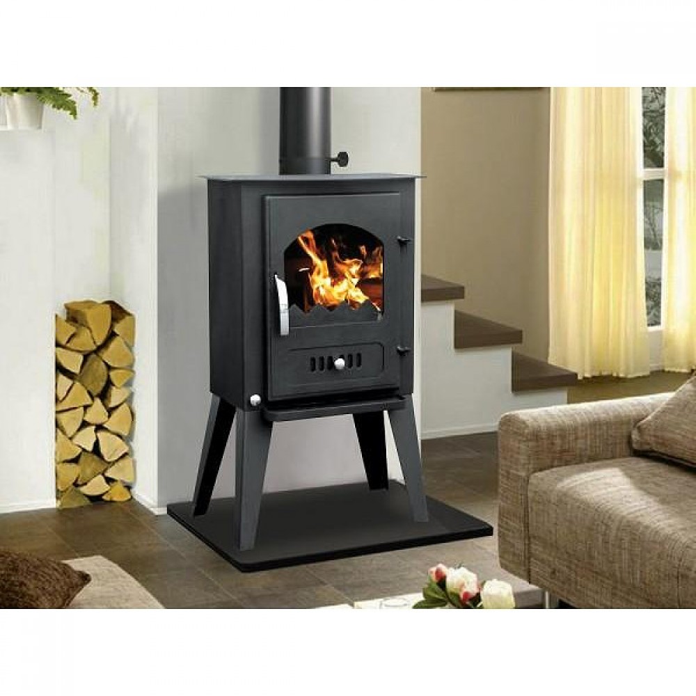 Wood burning stove Verso 1 LL, 7.5kW | Wood Burning Stoves | Stoves |