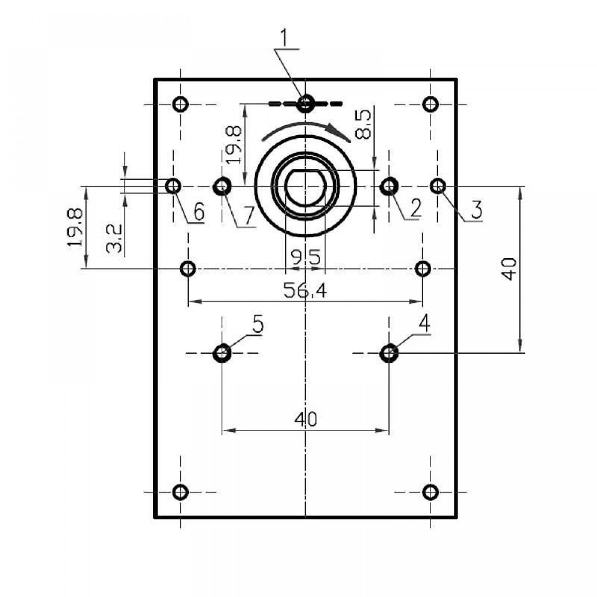 Gear Motor For Pellet Stove KENTA K9173007 1RPM Shaft Of 9.5Mm