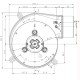 Smoke extractor fan SITGroup LN2 Natalini for pellet stoves Eco Spar, Adler and others, Maximum airflow 285 m³/h | Fans and Blowers | Boiler Parts |