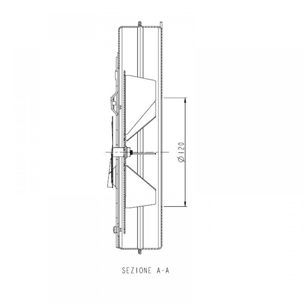Smoke extractor fan SITGroup LN2 Natalini for pellet stoves Eco Spar, Adler and others, Maximum airflow 285 m³/h | Fans and Blowers | Boiler Parts |