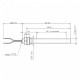 Igniter / Heating element for pellet stoves BURNiT, Palazzetti, Royal, Pasqualicchio and others, total length 170mm, 350W | Igniters / Resistors for Pellet Stoves | Pellet Stove Parts |