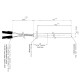 Heating element for pellet stoves Ecoforest and others, total length 155mm, 250W | Igniters / Resistors | Pellet Stove Parts |