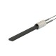 Low-voltage heating element for pellet stoves, total length 122mm, 120W to 24V | Igniters / Resistors | Pellet Stove Parts |