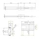 Low-voltage heating element for pellet stoves, total length 122mm, 120W to 24V | Igniters / Resistors | Pellet Stove Parts |