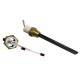 Heating element with black quartz crystal for pellet stoves, total length 123mm, 400W | Igniters / Resistors | Pellet Stove Parts |
