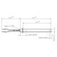 Heating element for pellet stoves Palazzetti, Biasi, Olimpia Splendid, Olsberg Libera, Royal and others, total length 160mm, 350W | Igniters / Resistors | Pellet Stove Parts |