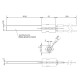 Heating element with black quartz crystal for pellet stoves, total length 122mm, 400W | Igniters / Resistors | Pellet Stove Parts |
