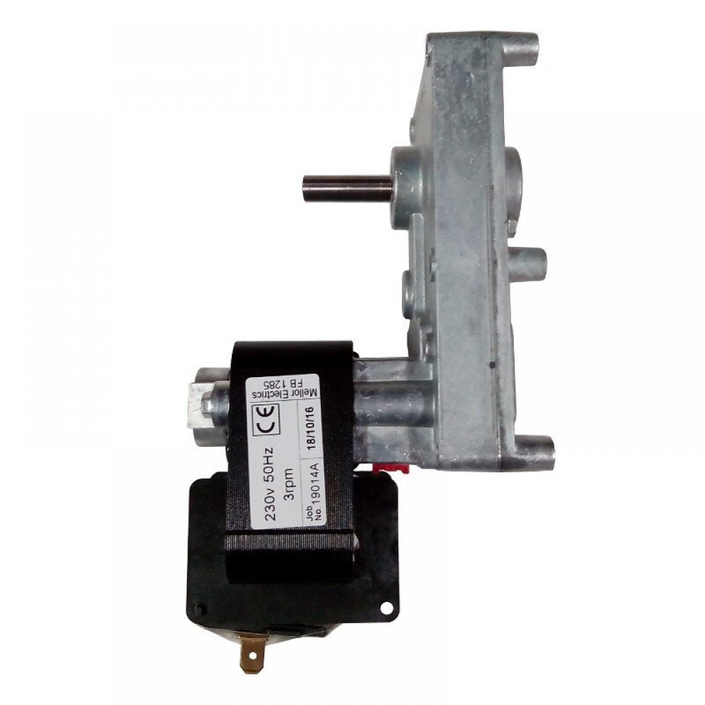 Gear motor Mellor FB1285, 3RPM for pellet stove Clam and others | Gear Motors | Pellet Stove Parts |