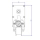 Gear motor Mellor FB1285, 3RPM for pellet stove Clam and others | Gear Motors | Pellet Stove Parts |