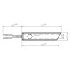 Heating element with air-canalizing tube for pellet burner Ferroli, Anselmo Cola and others, total length 120mm, 350W | Igniters / Resistors | Pellet Burner Parts |