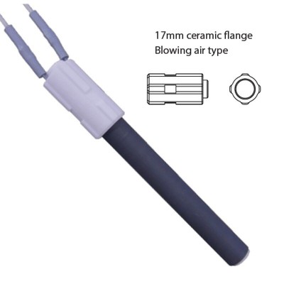 Ceramic heating element for pellet stoves Palazzetti and others, total length 113mm, 260W - Igniters / Resistors