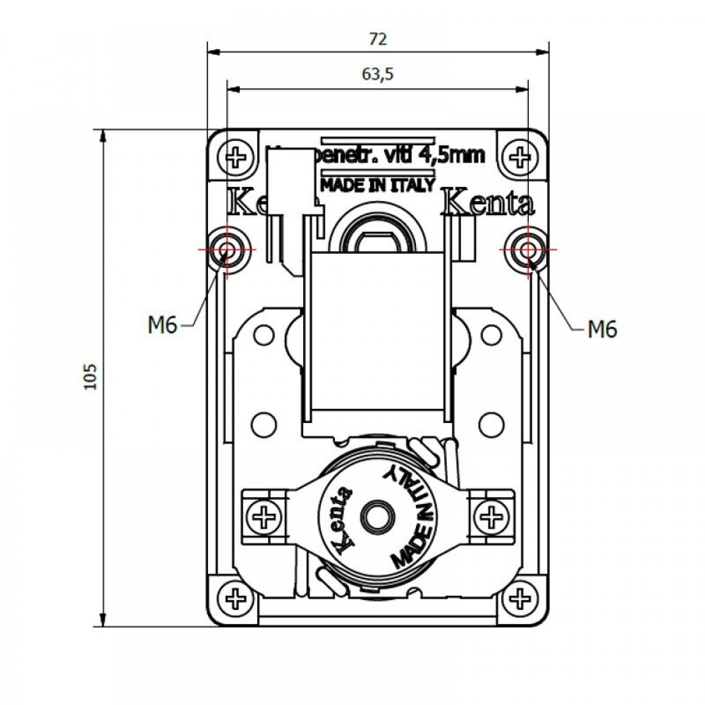 Gear motor Kenta K9173007, 1RPM | Gear Motors Gear motor Kenta K9173007, 1RPM | Gear Motors | Pellet Stove Parts |