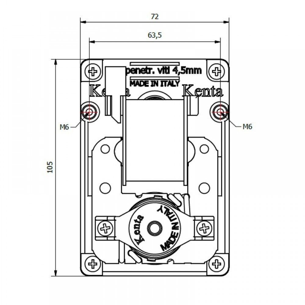 Gear motor Kenta K9177326, 5RPM | Gear Motors Gear motor Kenta K9177326, 5RPM | Gear Motors | Pellet Stove Parts |