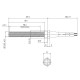 Ceramic Igniter / Heating element for pellet stoves BURNiT, Deville and others, total length 94mm, 300W | Igniters / Resistors for Pellet Stoves | Pellet Stove Parts |