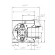 Tangential fan EBM for pellet stoves La Nordica and others with Ø45 mm, Flow 106 m³/h | Fans and Blowers | Pellet Stove Parts |