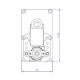 Gear motor Mellor FB1330, 1RPM for pellet stove Anselmo Cola, Enviro, Kalor, MCZ, Palazzetti, Royal, Thermorossi  and others | Gear Motors | Pellet Stove Parts |